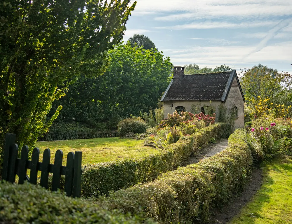 A characterful cottage surrounded by a garden