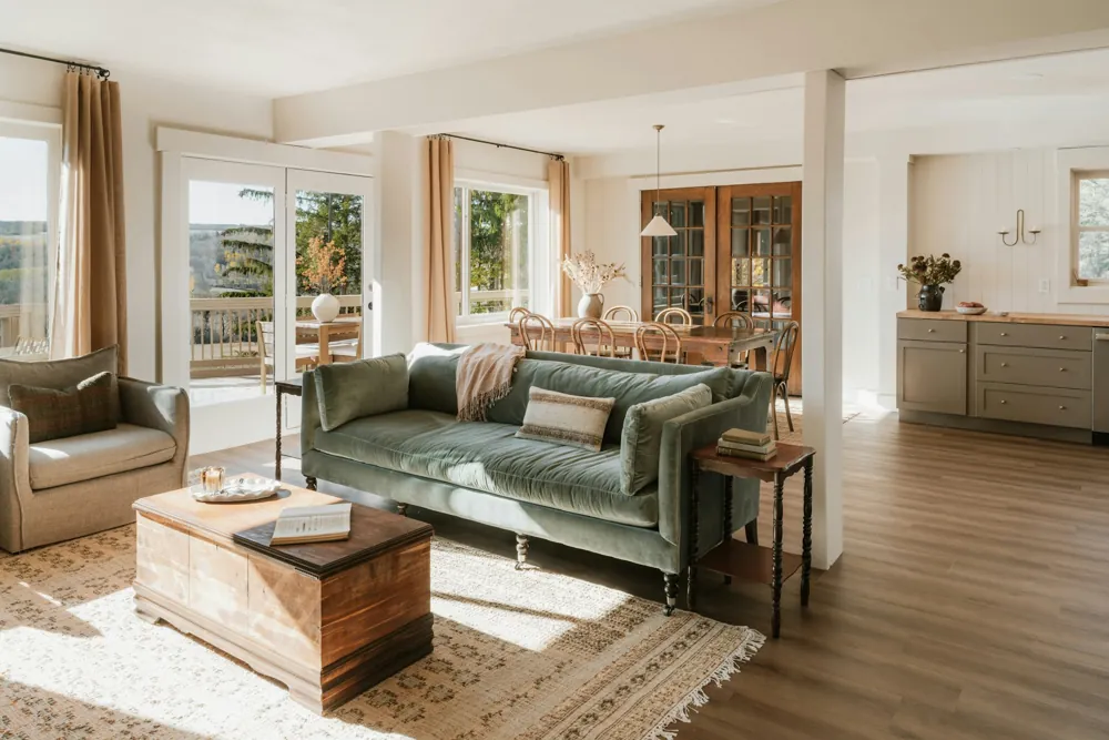 A thoughtfully arranged city apartment interior