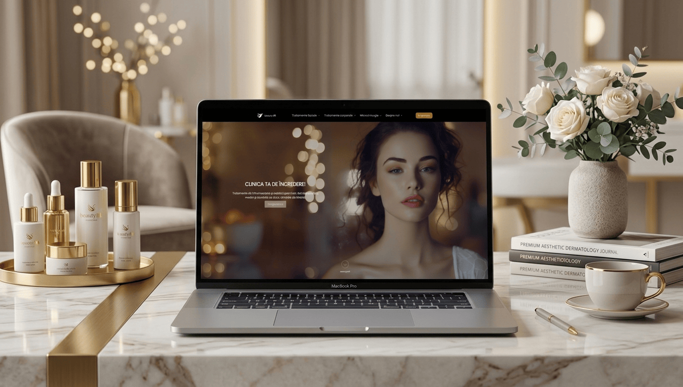 BeautyLift website mockup
